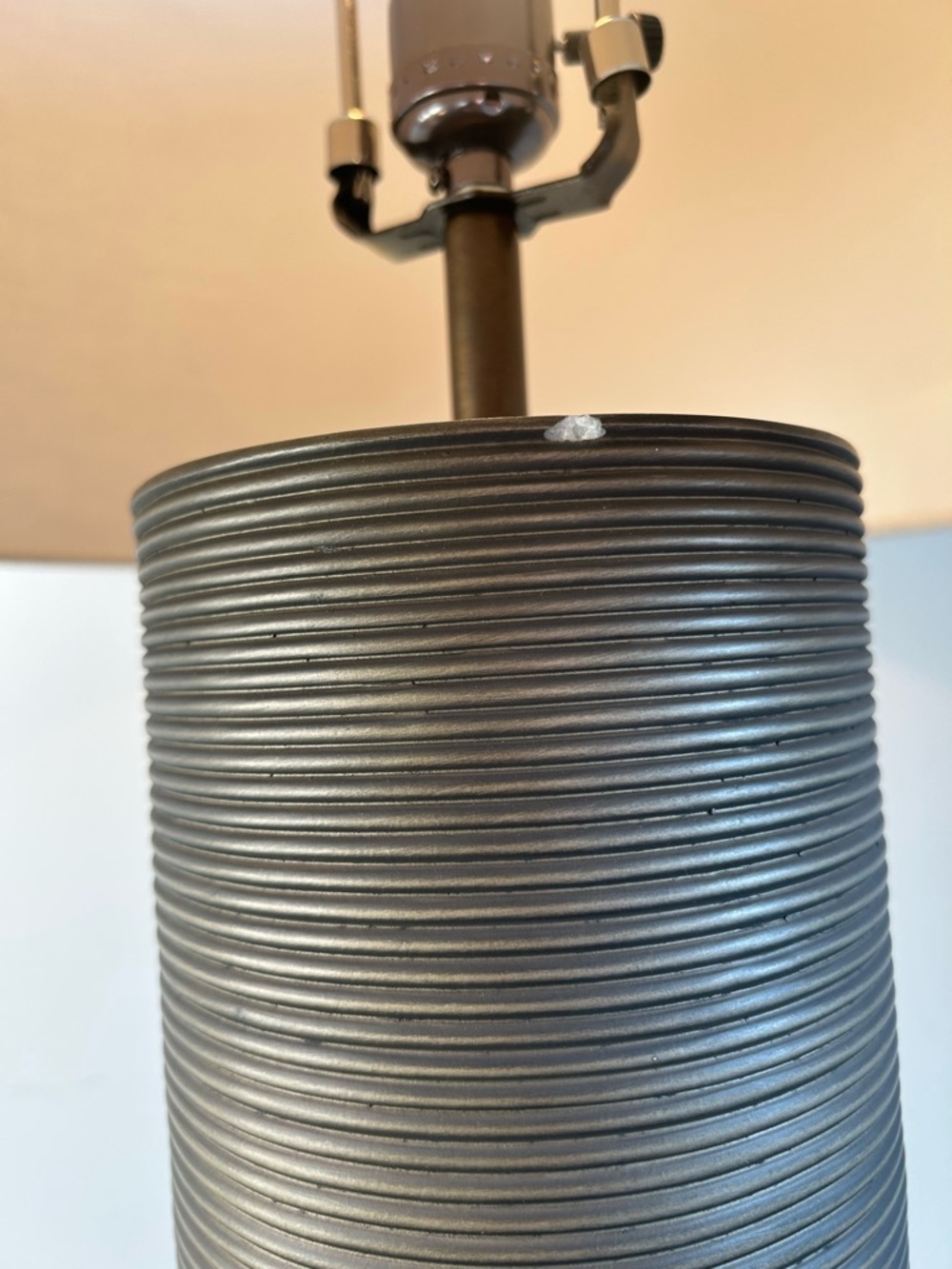 Flow Decor Baby Atlantic Table Lamp Glass Base Beautiful - Pre-owned See Pics - Picture 13 of 16